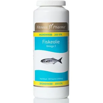 Fitness Pharma Fiskeolie 200 kap.