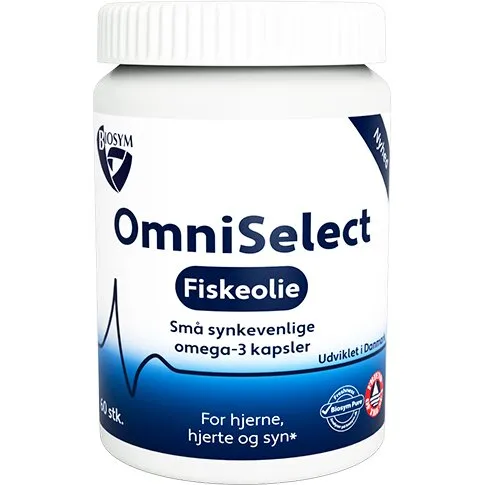 Biosym OmniSelect Fiskeolie 60 kaps