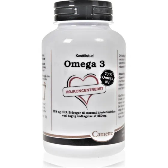 Camette Omega-3 70% 1000 mg — 120 kapsler