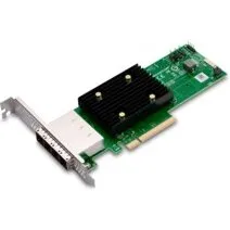 Broadcom HBA 9500-16e SAS PCIe – sort/grøn/metallisk