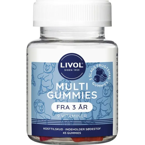 Livol Vitamin Gummies 45 stk.