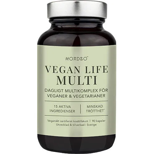 Nordbo Vegan Life Multi (90 kaps)