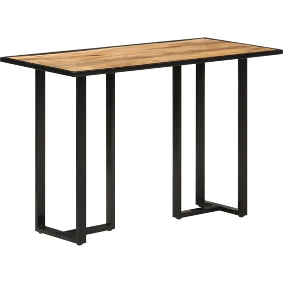 vidaXL spisebord i massivt mangotræ, 110x55x75,5 cm