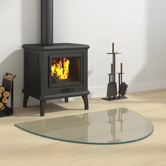 vidaXL Pejs glasplade Transparent 800 x 600 mm