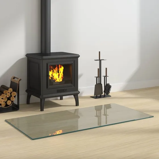 vidaXL Pejs glasplade Transparent 100 x 50 cm