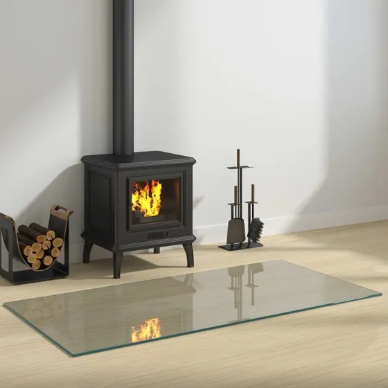 vidaXL Pejs glasplade Transparent 120 x 60 cm