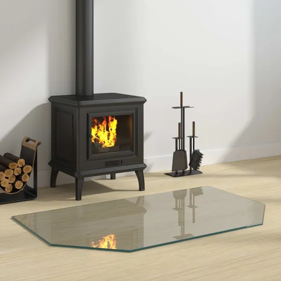 vidaXL Pejs glasplade Transparent 100 x 60 cm