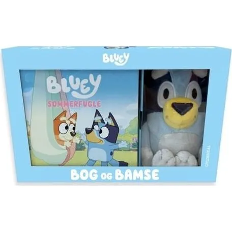 Bluey - Gaveæske med bog og bamse