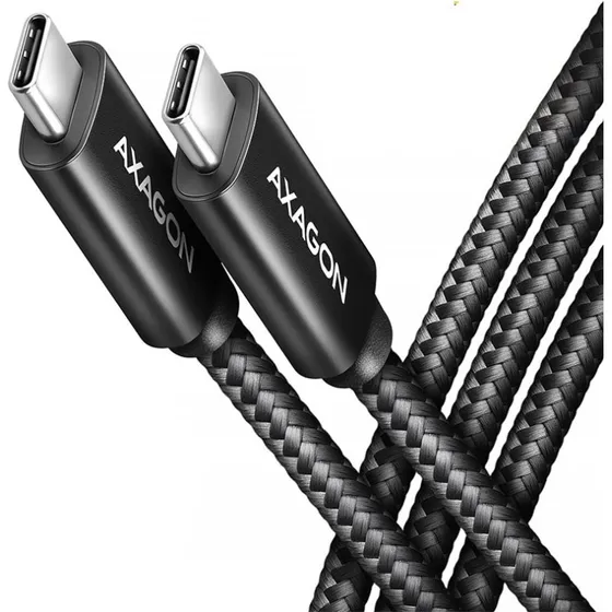 AXAGON USB-C til USB-C USB4 Gen3x2 kabel, 240W, 1m