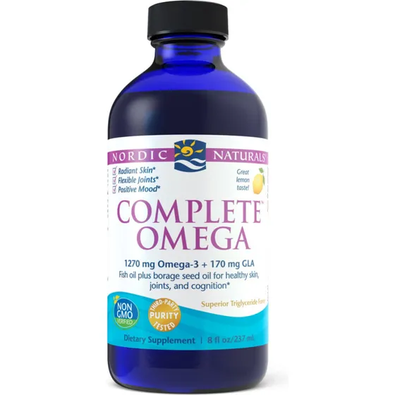 Nordic Naturals Complete Omega 3-6-9, Lemon 237 ml