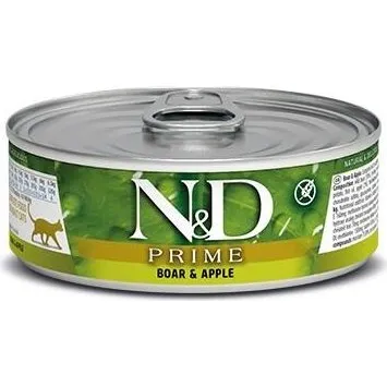 Farmina N&D Prime Vildsvin & Æble Vådfoder til Kat, 70 g