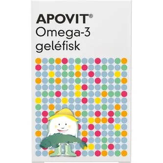 Apovit Omega-3 geléfisk 30 stk