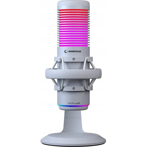 Rampage Bemol BEMOL-W RGB Mikrofon - Hvid
