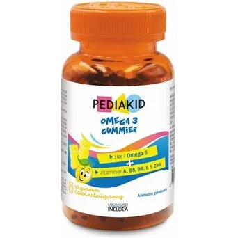 Pediakid Omega 3 Gummies Lemon 60 stk.