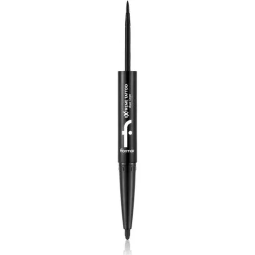 Flormar Extreme Tattoo Duo Eyeliner 2-i-1 - Sort, 2,66 g