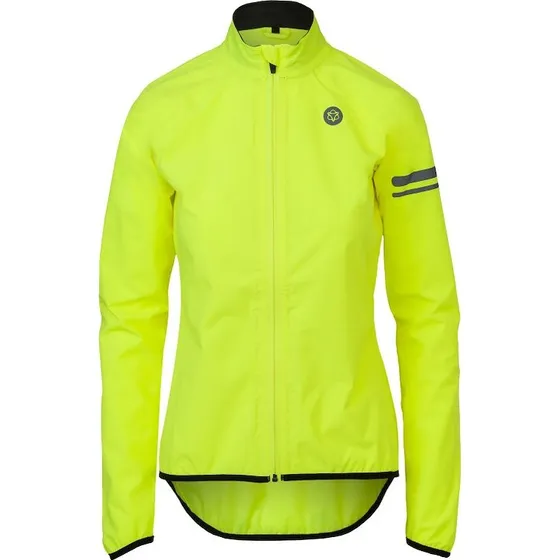 AGU Essential Rain cykeljakke Hi-Vis Neon Gul - Dame