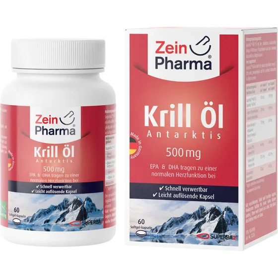 ZeinPharma Superba Krillolie 500 mg – 60 kapsler