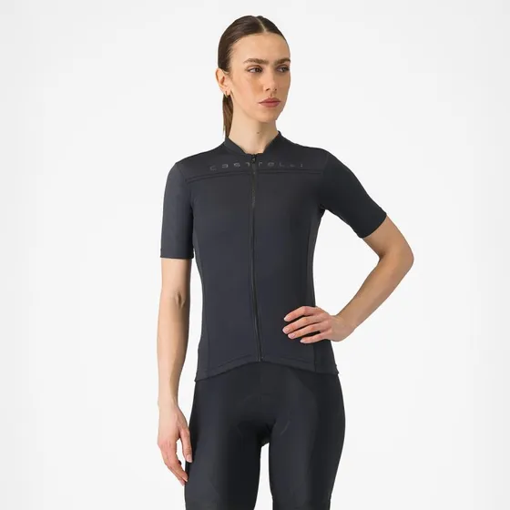 Castelli Anima 4 Cykeltrøje til Dame - Light Black