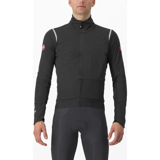 Castelli Alpha Doppio RoS Jakke - Light Black/Silver - XXL