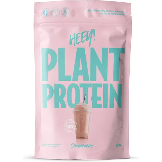 Heey! Vegan Plant Protein 500 g Jordbær
