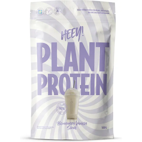 Heey! Vegan Plant Protein 500 g Blueberry Vanilla Swirl
