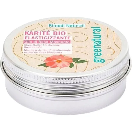 Greenatural Økologisk sheasmør med hybenolie, 50 ml