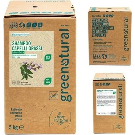 Greenatural Anti-skælshampoo Salvie & Nælde 5 kg