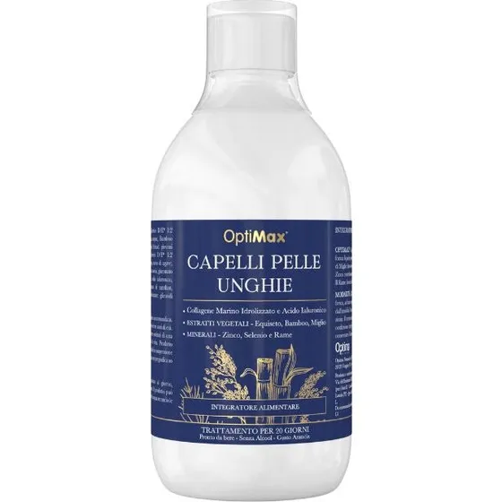 Optima Naturals Optimax Kosttilskud til Hår, Hud og Negle, 500 ml
