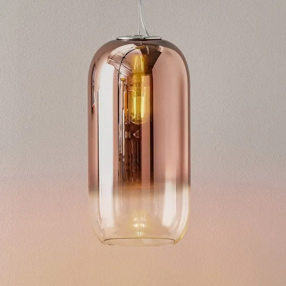 Artemide Gople Pendel Copper - Mundblæst Glas