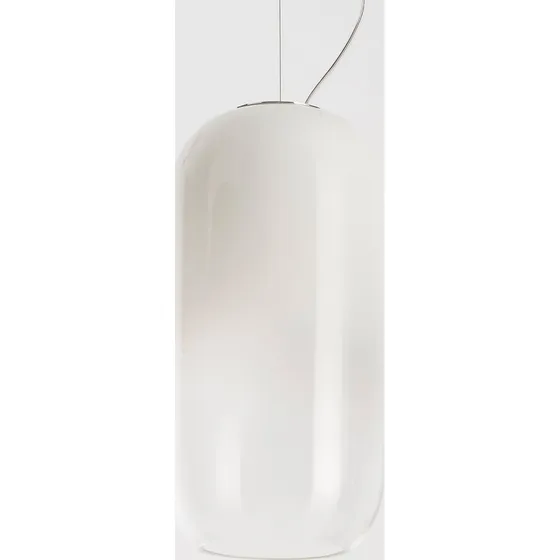 Artemide Gople Mini Pendel - Hvid - Mundblæst Glas