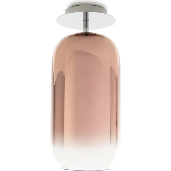 Artemide Gople Loftlampe Copper - Mundblæst Glas