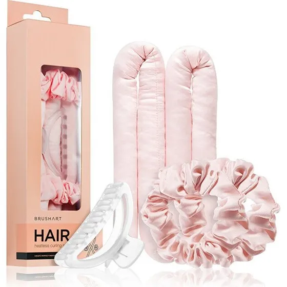 Brushart Pink Hair Curling Kit