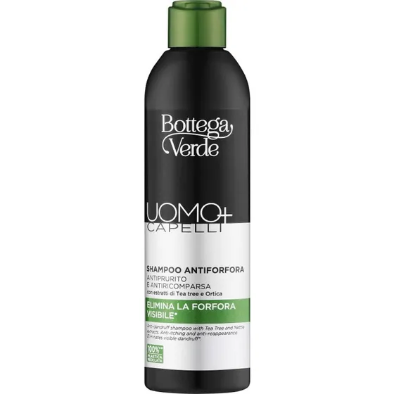 Bottega Verde Uomo+ Anti-skælshampoo til tør hovedbund, 250 ml