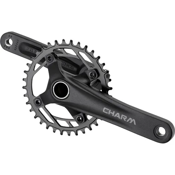 Mixbike kranksæt 11-speed 40T 175 mm sort inkl. BB73