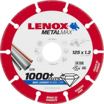 Lenox METALMAX diamantskæreskive AG 125 x 22,2 x 1,3 mm