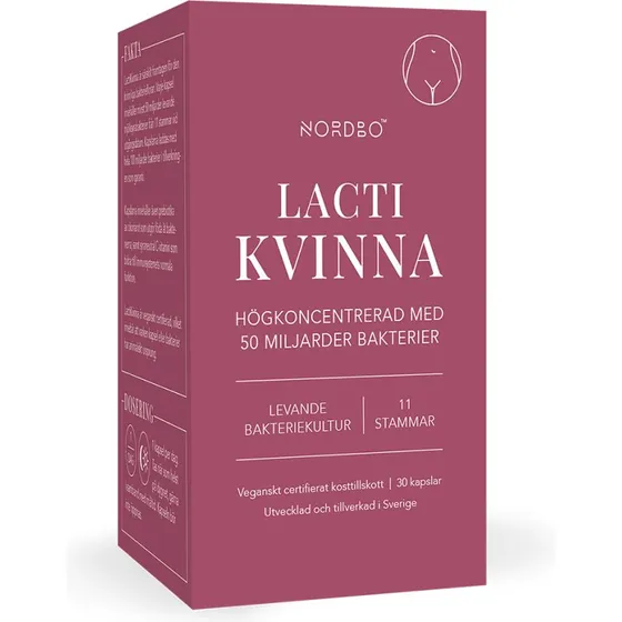 NORDBO Lacti Kvinde 50 mia. – 30 kaps.