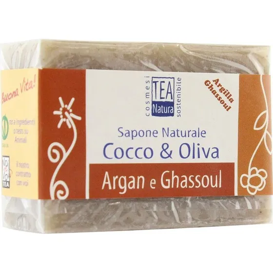 Tea natura Sæbe Naturale Argan & Ghassoul, 100 g