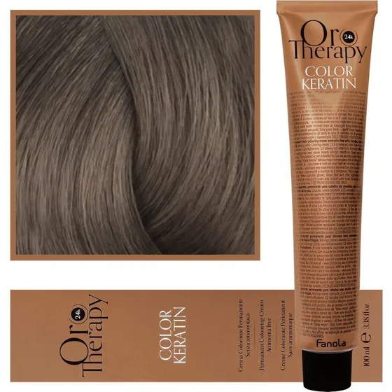 Fanola Gold Therapy Hårfarve 7,13 | Beżowy Blond