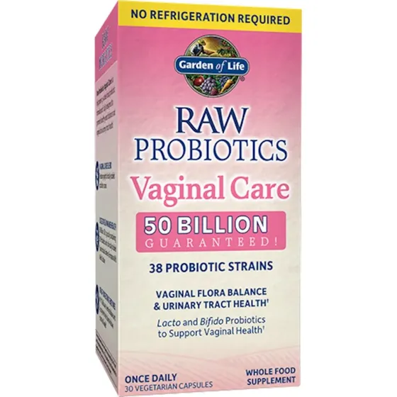 Garden of Life RAW Probiotics Vaginal Care 50 mia. CFU, 30 vegkapsler