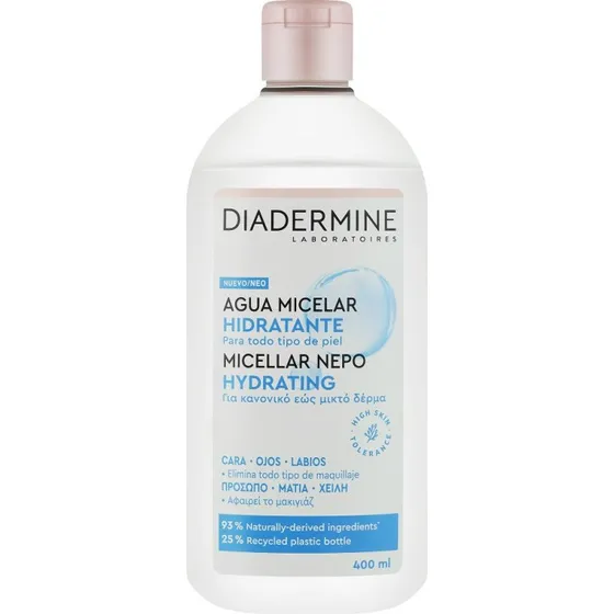 Diadermine Fugtgivende Micellært Vand 400 ml
