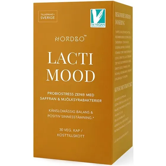 LactiMood Nordbo 30 vegetabilske kapsler