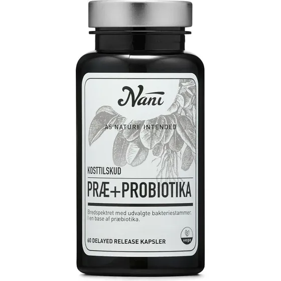 Nani Præ+Probiotika 60 kapsler