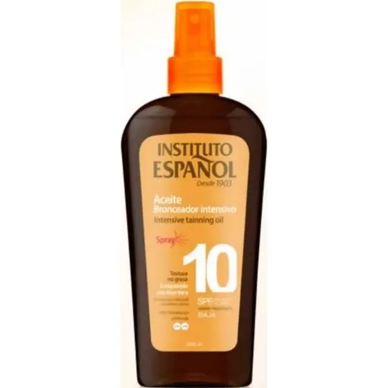 Instituto Español Intensiv Solbrunende Olie SPF10 Spray 250ml