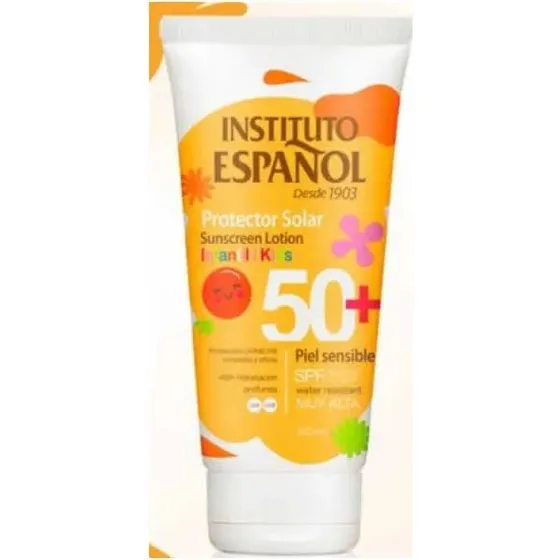 Instituto Español Solcreme SPF50 til ansigtet, 150 ml, Sensitiv hud