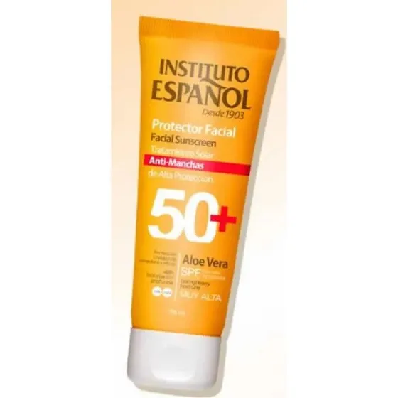 Instituto Español Solcreme SPF50 mod mørke pletter, 75ml