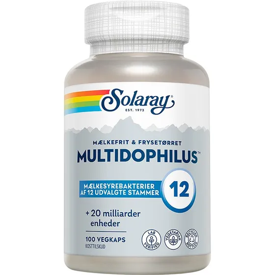 Solaray Multidophilus 12 – 100 vegetabilske kapsler