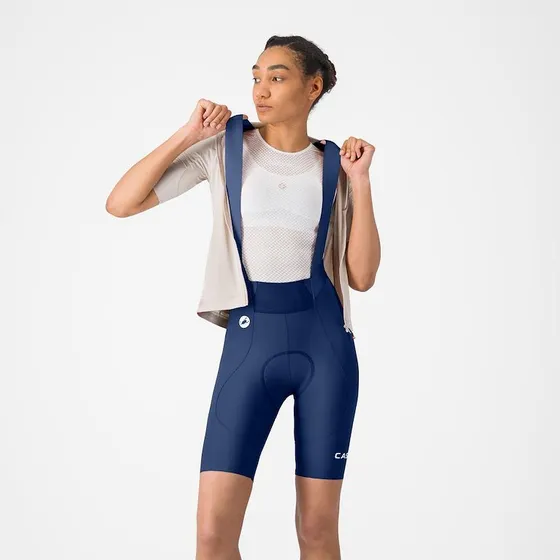 Castelli Espresso 2 W DT Bibshorts Belgian Blue