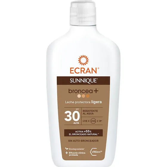Ecran Sunnike Tan + Beskyttende Mælk SPF30 - 370 ml