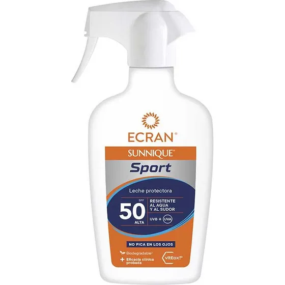 Ecran Sunnique Sport SPF50 Beskyttelsesmælk Gun 270 ml