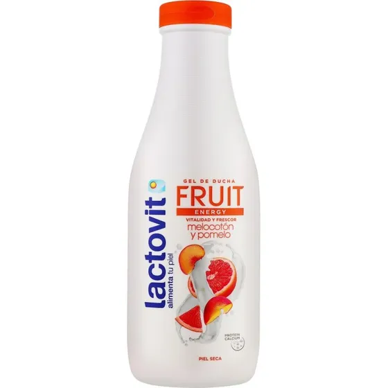Lactovit Energy Shower Gel Fersken & Grapefrugt - 500 ml